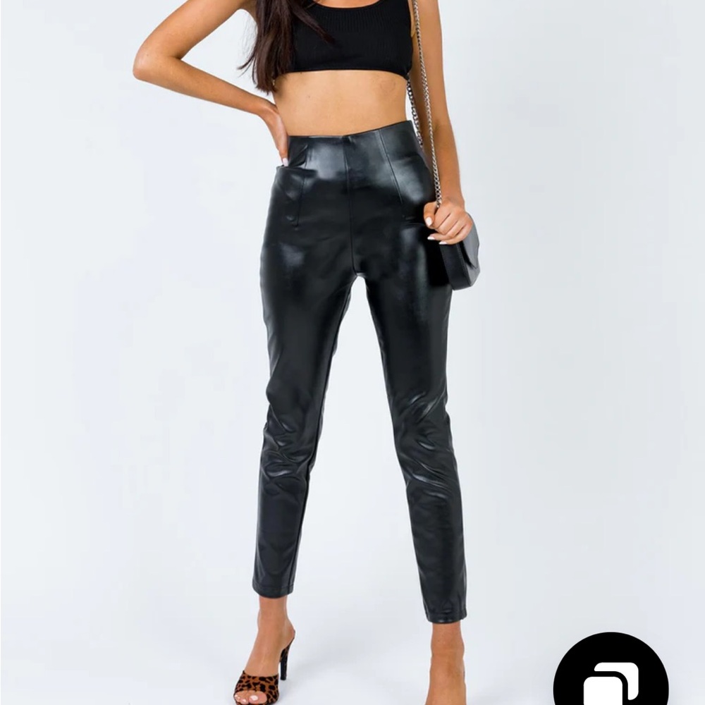 Princess Polly leather pants